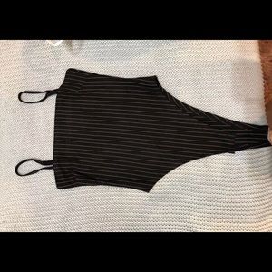 Striped bodysuit